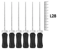 K-Reamers 28мм №40 (6 шт), Dentsply Sirona - ручные файлы, каналорасширители