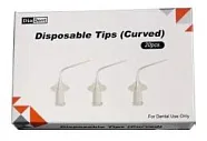 Наконечники эндо Disposable Tip изогнутые для шприцов (20 шт), Diadent