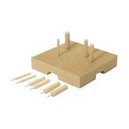 Трегер с керамическими удерживающими штифтами Mesh-Tray K, вкл. 2 трегера, 10 удерживающих штифтов