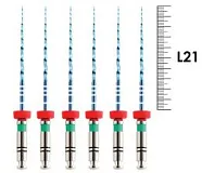 UltraFiles Blue (Heat Activation) 21мм .06 №35 (6 шт), Еврофайл - машинные файлы, никель-титан