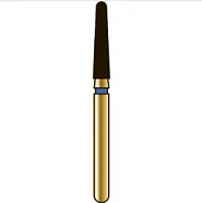 G850 конический с закругленным торцом, длина 8 мм, ISO 018, хвостовик FG ISO 314, зернистость 40, красное кольцо (5 шт.), Diatech - бор алмазный