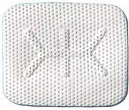 Ti-250 POSTERIOR single 20х25 мм - нерезорбируемая мембрана упрочненная титаном