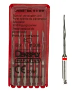 Unimetric пенетрационный дриль №308 красн. 1 полоса (6 шт), Dentsply Sirona
