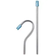 Слюноотсосы Blossom 15 см прозрачно-голубые с несъемным колпачком Asa Dental (100 шт)