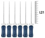 K-Reamer ReadySteel 21мм №30 (6 шт), Dentsply Sirona - ручные файлы, каналорасширители, в стерильном блистере
