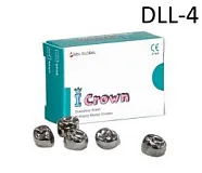 Коронки I CROWN Refill DLL-4 из нержавеющей стали детские (5 шт) Seil Global