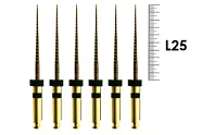E-Flex Gold 25мм, .04, N40 (6 шт), Eighteeth - машинные файлы