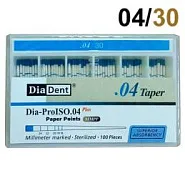 Абсорберы конусные 04 №30 (100шт.) DiaDent