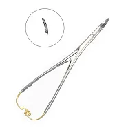 Иглодержатель хирургический изогнутый Nadelhalter TC, 17 см 20-22B*