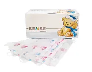 Маски Sense Premium рисунок Мишки гипоаллергенные (50 шт)