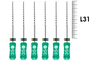H-Files Dentsply Sirona 31мм №08 (6 шт) - ручные файлы, каналорасширители