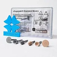 Резинки Kagayaki Diamond Moon-силикон с алмазной крошкой, для композитов АССОРТИ - (1х 6шт.)