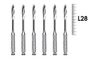 Largo RA 28мм №6 (6 шт), Dentsply Sirona - расширители прямых корневых каналов