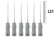 K-File ReadySteel 21мм №08 (6 шт), Dentsply Sirona - ручные файлы, каналорасширители, в стерильном блистере