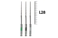 E3 Big Apical Rotary System 28мм ассорти №35-45 (3 шт), EndoStar - машинные файлы, 35/04, 40/04, 45/04