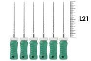 K-File ReadySteel 21мм №130 (6 шт), Dentsply Sirona - ручные файлы, каналорасширители, в стерильном блистере