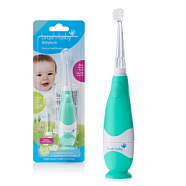 Зубная щетка электрическая Brush-Baby Baby Sonic звуковая до 3х лет бирюзовая