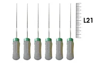 H-File M-Access 21мм №08 (6 шт), Dentsply Sirona - ручные файлы, каналорасширители