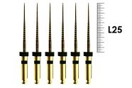 E-Flex Gold 25мм, .04, N40 (6 шт), Eighteeth - машинные файлы
