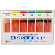 Штифты гуттаперчевые 02 №70 (120шт.)  Dispodent
