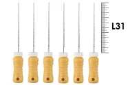 K-File ReadySteel 31мм №20 (6 шт), Dentsply Sirona - ручные файлы, каналорасширители, в стерильном блистере