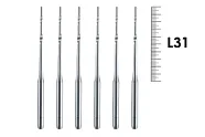Post Space Bur 31мм №007 (6 шт), Dentsply Sirona - эндодонтические дрильборы, для подготовки канала под штифт