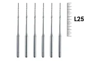Post Space Bur 25мм №007 (6 шт), Dentsply Sirona - эндодонтические дрильборы, для подготовки канала под штифт