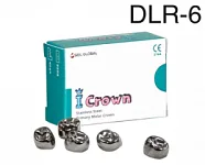 Коронки I CROWN Refill DLR-6 из нержавеющей стали детские (5 шт) Seil Global