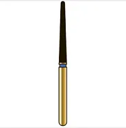 G856XL конический с закругленным торцом экстра длинный, длина 12 мм, ISO 016, хвостовик FG ISO 314, зернистость 105, синее кольцо (5 шт.), Diatech - бор алмазный