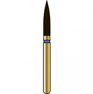 G862 Пламевидная- длина 8, диаметр 016, тип хвостика FG/ISO 314, размер зерна 150 (черный)