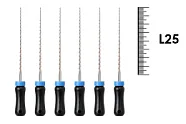 K-Reamer 25мм №40 (6 шт), NIC - ручные файлы, каналорасширители