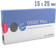 OSSIX Plus 15*25мм-мембрана костеобразующая барьерная оссифицирующая
