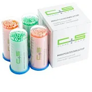 Аппликаторы Clean+Safe Regular оранжевые, зеленые (100 шт)