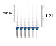 Mtwo 21мм, 05, N30 (6 шт), VDW - тейпер, WP 16