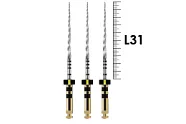 ProTaper Next 31мм X4 (3 шт), Dentsply Sirona - машинные файлы, NiTi, с переменной конусностью, стерильные, черные