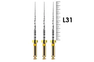 ProTaper Next 31мм X5 (3 шт), Dentsply Sirona - машинные файлы, NiTi, с переменной конусностью, стерильные, желтые