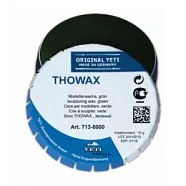 Воск моделировочный Thowax, зеленый, жестяная банка 70г