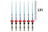 UltraFiles Blue (Heat Activation) 31мм .04 №40 (6 шт), Еврофайл - машинные файлы