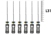 H-Files Dentsply Sirona 31мм №40 (6 шт) - ручные файлы, каналорасширители