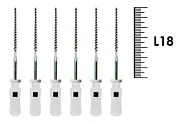 K-Flexofile ReadySteel 18мм №15 (6 шт), Dentsply Sirona - ручные файлы, каналорасширители, укороченный шаг, стерильный блистер