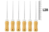 K-File ReadySteel 28мм №100 (6 шт), Dentsply Sirona - ручные файлы, каналорасширители, в стерильном блистере