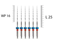 Mtwo 25мм, 07, N25 (6 шт), VDW - машинные файлы, WP 16