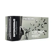 Перчатки SitekMed смотровые нитриловые цвет черный S