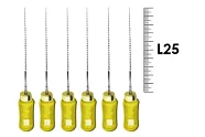 K-File Nitiflex 25мм №50 (6 шт), Dentsply Sirona - ручные файлы, каналорасширитель супергибкий из NiTi сплава