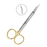 Ножницы хирургические изогнутые Goldmann-Fox TC,125 мм 19-6TC*