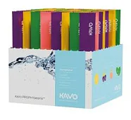 Порошок KaVo PROPHYpearls selection 80x15г абразивный чистящий на основе карбоната кальция с разными вкусами (мята, апельсин, персик, черная смородина)