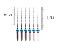 Mtwo 31мм, 04, N10 (6 шт), VDW - тейпер, WP 21