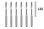 Largo RA 32мм №6 (6 шт), Dentsply Sirona - расширители прямых корневых каналов