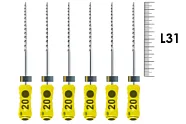 H-Files Dentsply Sirona 31мм №20 (6 шт) - ручные файлы, каналорасширители