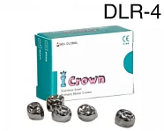 Коронки I CROWN Refill DLR-4 из нержавеющей стали детские (5 шт) Seil Global